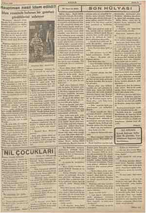  8 Nisan 1936 Hauptman nasıl idam edildi? Idam resminde bulunan bir gazeteci gördüklerini anlatıyor Hauptmanın idamında bulun-