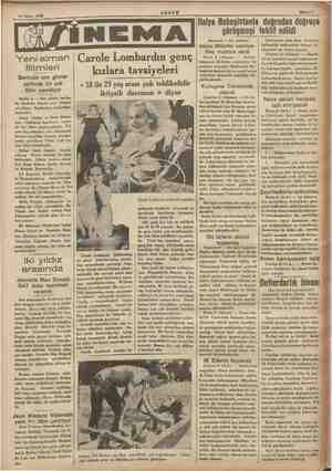    10 Nisan 1936 Yeni alman filimleri Berlinde son günler zarfında bir çok filim çevriliyor Berlin 5 — Son günler zarfın- da
