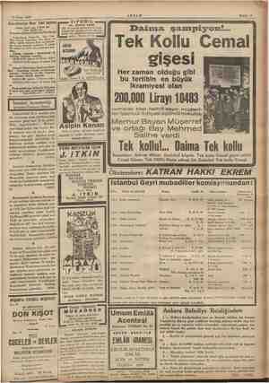    12 Nisan 1936 e -— — Mes) VT EĞ e için muntazam yi Gothenburg ve Nisana doğru azimet ve avdet İİ Yakma m Hamburg Roter Bam