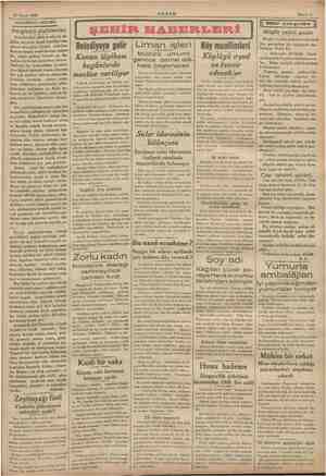    12 Nisan 1936 AKŞAM AKŞAMDAN AKŞAMA Hergünkü pislil pisliklerden. Belediyeden Bilim, bu sefer kendi kendimi mr Çünkü beledi