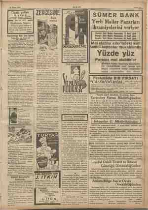     16 Nisan 1936 Deniz yolları TME : İ Ye Acenteleri Kılı * Köprübaşı Ya, 42 ie — Birkeci Mühürdarsn&e ze m Tek mt gır isid