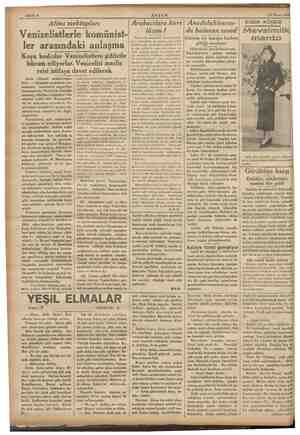    A May ye - AKŞAM 22 Nisan 1936 Sahife 6 Atina mektupları Arabacılara kurs | Anadoluhisarın- | KADIN KÖŞESİ lâzım ! da...