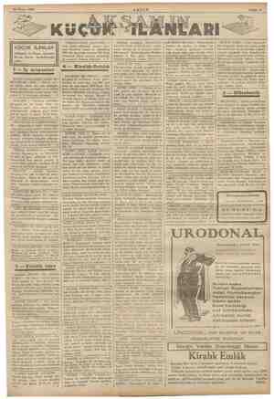    22 Nisan 1936 1 — Iş arıyanlar EMEA ar ONE ETA ECNEBİ LİSANLARINA VAKIF MÜ- NEVVER BİR G ENÇ — Yüksek mev- içtimi bir aile