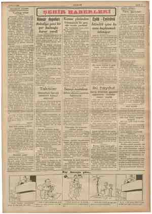  30 Nisan 1936 AKŞAM Sahife 3 | AKŞAMDAN AKŞAMA e Turing ki klüp tashih için | fikirlerini | sahifesinden şu satırları...