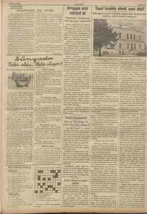    30 Nisan 1936 AKŞAM Sahife 8 DÜŞÜNCELER FRANSANIN 200 AİLESİ Hesab etmişler müstemlekeleriyle fa- hepsi değil, bu iki ©...