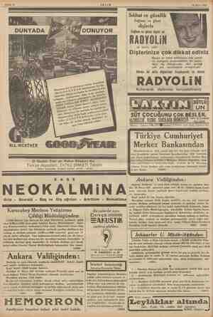    Sahife 10 18 Mayıs 1936 fında © Dünyanın her teri R sz o pa diger bi ALL-WEATHER Di Gudyir Tayr en Raber Eksport K Türkiye