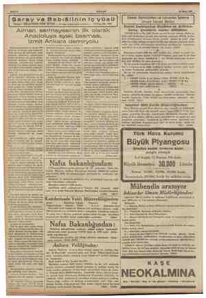    ve a İlüzaldde min nd Eye — gelmesi ozergâhı dediği dana Sahife 8 AKŞAM 24 Mayıs 1936 Sara ve Babı âlinini çy ÜzZÜ | Devlet