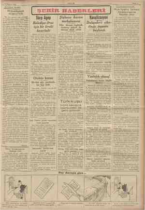  24 Haziran 1938 AKŞAMDAN AKŞAMA: — Mübalâgaya düşkünlük z, bazı milletler gibi, mübalâğa” m Gazi 2 meşhur değiliz. Hat- tâ