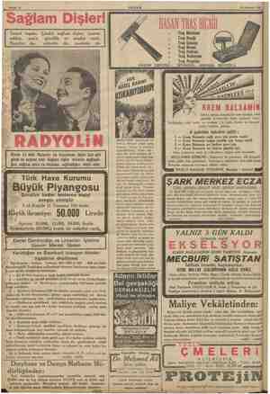  .. Sahife 12 Temel taşıdır. Çünkü sağlam dişler, insana sıhhaı neşe, güzellik ve saadet verir. Hayatın da, sıhhatin de, ....