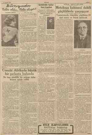  13 Temmuz 1936 AKŞAM Sahife 5 74 İngiliz plâjlarında yeni bir meb çik- muş; is rtlara kelebek resmi yap- tırmak modasi. a...