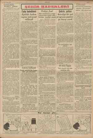    26 Ağustos 1936 ———  —— — ———— AKŞAMDAN AKŞAMA: Bilgin oteller Yeni talimatname ile modern hale sokulacak otellerimizden ne