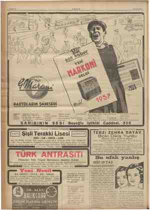    AKŞAM 22 Eylül 1936 RADYOLARIN ŞAHESERİ. SAHiBiNiN SESi Beyoğlu ER ie al Yağı : Ahmet ve H. Ahmet ANKARA © : Vehbi Koç...