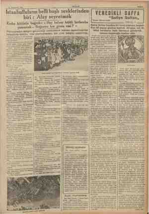  ANY 31 Teşrinievvel 1936 AKŞAM Istanbulluların belli başlı zevklerinden biri : Alay seyretmek Kadın hiddetle bağırdı: « Hay