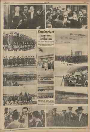  A ANPONE 31 Teşrinievvel 1936 AKŞAM : Sahife ş Cumhuriyet bayramı | intibaları | kariyi le Mein İİ karken, sağda Atatürk...