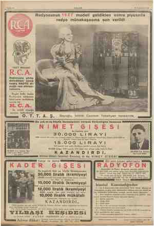    Sahife 12 AKŞAM 13 Teşrinisani 1936 Radyosunun modeli geldikten sonra piyasada radyo münakaşasına son verildi 1937 Modeli