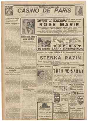    A EN oil “een Ee ve PE AKŞAM 3 Kânunuevvel 1936 AL JOLSON - RU BY EE (Fransızca sözlü ) LER. Yerlerinizi evvelden...