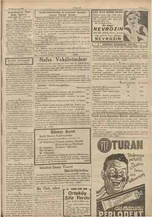    18 Kânunuevvel 1936 AKŞAM Sahife 15 Scandinavian Near East Ag ta Tahir ban 3 Gol ai > eklenen vapurlar. Bani vapuru 12 K.