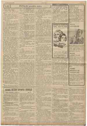  28 Kânunuevvel 1936 “bir buşon doğru kah gz ea 21 Müthiş bir geceden sonra Garson mezeleri tazeledikten son- ra hepimiz...