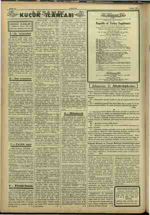    ? ; KÜÇÜK İLÂNLAR «Akşam»ın Pazar, Salı ve Perşembe nüshalarında çıkar. 1 —iş arıyanlar OR TAA ER LA 24 İŞ ARIYOR — Eski