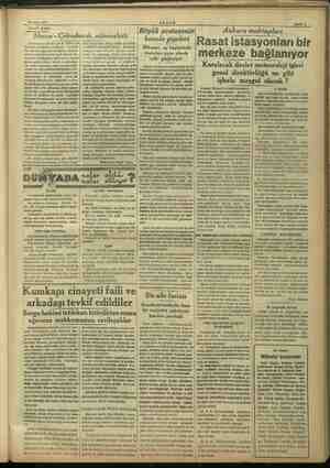 10 Şubat 1937 AKŞAM SİYASİ İCMAL İBüyük postanenin ilman - Çekoslovak münasebatı deviet şefi M. Hitler çok nen nutkunu muledü