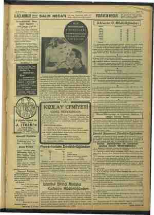  ) 30 Mart 1937 AKŞAM Sahife 15 Bah den al Reçeteleriniz. bü; bii FOSFATIN NECATİ kıymetli bir bebek gıdasıdır, iLÂÇLARINIZI
