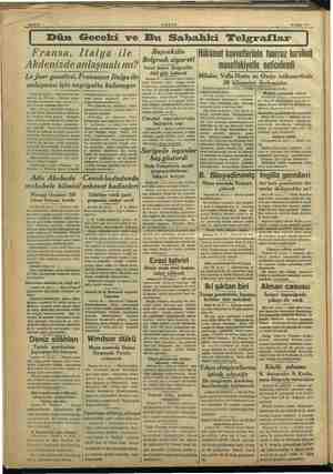    31 Mart 1957 Fransa, Italya ile Akdenizde anlaşmalı mı? Le Jour gazetesi, Fransanın Italya ile anlaşması için neşriyatta