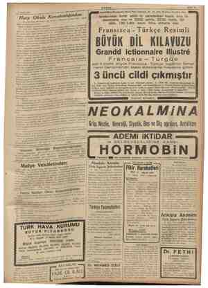  " Sahife 19 j | İsmail Hâmi Denişmend, Reşad Nuri Güntekin, Dr. Ali Süha « Delibası; Nurullah Ataç al Komutanlığından;...