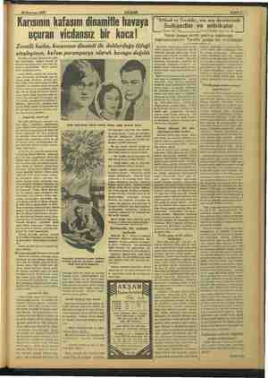    28 Haziran 1937 Karısının kafasını dinamitle havaya uçuran vicdansız bir koca! Zavallı kadın, kocasının dinamit ile...