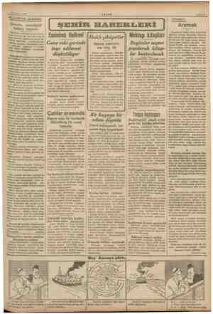  9 Temmuz 1937 AKŞAMDAN AKŞAMA: Çimento, vatandaşlık hakkını kazandı ne ütkiyede çimentonun tonu üç se- İn 25 lira idi. İki