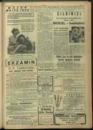  15 Temmuz 1937 em - MAZON MEYVA TUZU #VELOKS” Kâğidına basılan Kopyala- ginizu arkadaşlarınıza gösteriniz — simlefinizi ye