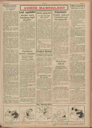  Yl bir olmuyor bay Amca... 3 Eylül 1937 AKŞAMDAN AKŞAMA Sovyet tiyatrosu ne vaziyette? Dünyünda kendisinden en fazla bah-...