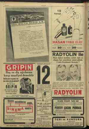    Sahife 16 ALTIC R AGA-BAE Sayın müşterilerimi!0 ; ibar V dığı iti ? başlıca emelimi? olduğ! nızı rica ederi3- roi ADABALTIĞ