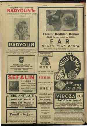    Sahife 16 Sigara da içseniz Sabah, öğle ve akşam her yemekten sonra günde 3 defa fır. çaladığınız takdirde eğ ire NE na ve