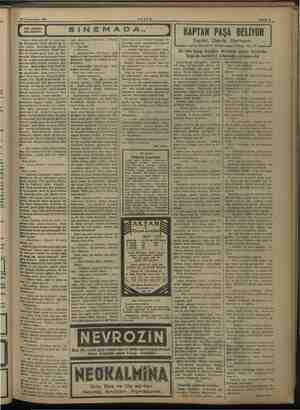    inü 28 Kânunusani 1938 e Bahife 9 Soğuk, fakat güneşli bir pazar gü- nü. Beyoğlunun yirmi beş kuruşa gi- Hilen küçük...