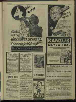          İ Hmmm MERE anma 2 Nisan 1938 — — AKŞAM Deniz yolları İŞLETMESİ Atenteleri : — Karaköy - Köprübaşı Tel. 42862 —...
