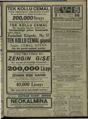    | R a ali” iğün- arka ır. el ko ilecek re bu e iz gli dürlüs zahç€ dgeler un tör yazır r saat 13 Nisan 1938 3 kn” AKŞAM TEK