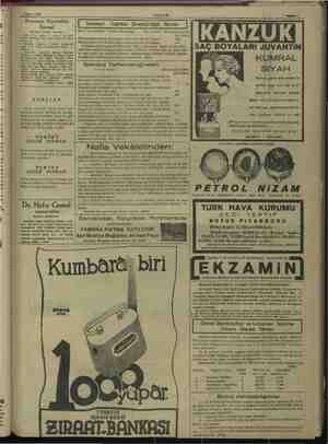  5 BaZ EBPR * ABE lu- ETeE"* © 2 Mayıs 1938 — — AKŞAM Romanya Seyrisefain i İdaresi Hareket edecek vapurlar: 1 3 mayis salı