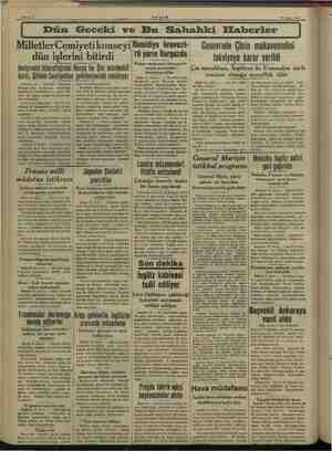  i fg AKŞAM 16 Mayıs 1938 Milletler Cemiyeti konseyi Hamidiye kruvazö- dün işlerini bitirdi İsviçrenin bitaraflığında Rusya
