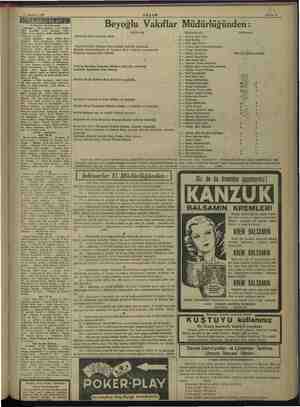    11 Haziran 1938 AKŞAM EET EREN 11 Haziran 938 Cumartesi İstanbul — Öğle neşriyatı: 1230: Pİ Türk musikisi, 1250: Havadis,