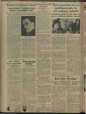    Fehifle 4 “ Büyük bir hükümet adamı Yugoslavya Başvekili B. geçmesinin 3 üncü yıldönümünü kutluyor Bu üç sene zarfında...