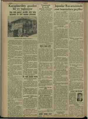    AKŞAM Bahife 4 4 Ağustos 1958 | Karagümrükte geceleri | “renisteda | Japonlar Rusarazisinde bir ev taşlanıyor Hane halkı,