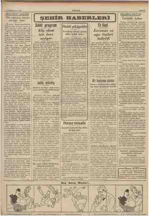    18 Teşrinlevvel 1938 Sahife 8 AKŞAMDAN AKŞAMA Türk milletinin hariçte gördüğü itibar Son gelen Pranaz gazetelerinde bugünkü