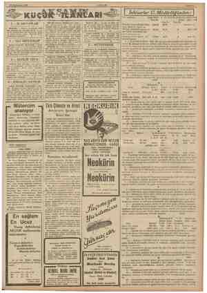  1938 Kuk SAMNNA - 1 —İŞ ARIYANLAR MUHASİP — Yabancı lsanlarına vakif gok tecrübeli bir muhasip, günde 1-2 sa- at da...