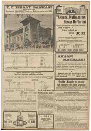  10 Kânunuevvel 1938 Sahte 13 —— I.L. ZiRNRAAT BANKASI , Karuluş tarihi: 1888 Sermayesi: 100.000.000 Türk lirası Şube ve Ajans