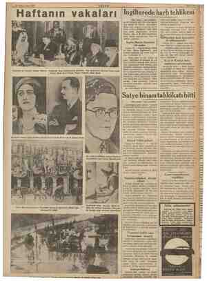  20 Kânunusani 1939 2 anın vakaları maa a lem e Mz mir AEŞAM Kabirede bir ziyafet: Soldan itibaren Londrada Arap konferansına