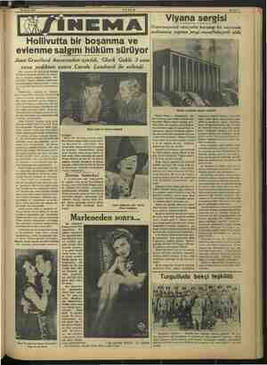  mmm m Ğİ Lİ, LL Meşhur komik Lat 16 Nisan 1939 Hollivutta bir boşanma ve evlenme salgını hüküm sürüyor Joan Gravford...