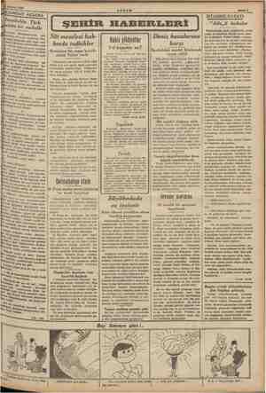  Haziran 1939 MASAMDAN AKŞAMA stanbulda Türk bu bir mahalle —n. AKŞAM Süt meselesi hak- kında tedkikler Komisyon bir rapor...