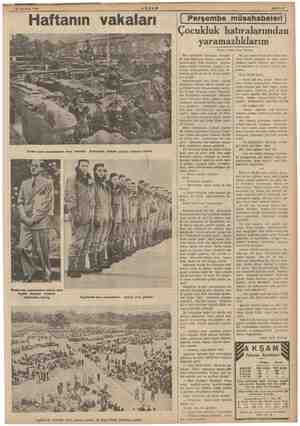  13 Temmuz 1939 Haftanın vakaları İngilterede askerlik; Yeni askere yazılan ve Hayd Parkı dolduran gruplar | Perşembe...