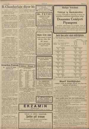  1 Ağustos 1939. B. Chamberlain diyor ki: | mek için en yüksek bir İngiliz recülü | siyasisinin Moskovaya gönderilmesi...