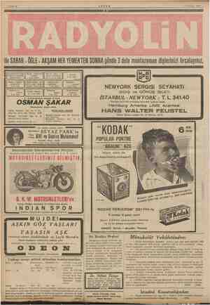    12 Ağustos 1939 Baüer (bisikletleri) âyindiee komple 8 ay vadeli || © ay'vade Havagazı ocakları 8 ay vade Kappei yazı...